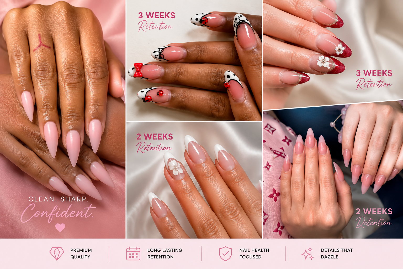 Klawd by Kora nail work collage